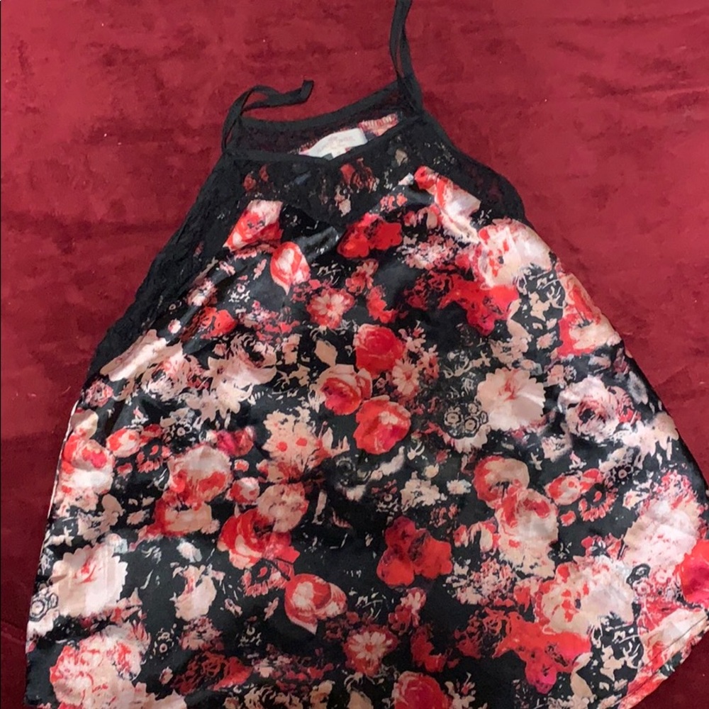 Silk tank top